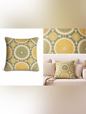 Pacific Coast Goose Down Throw Pillow Rainbow Quiet Luxury Luxe Colorful  22x22